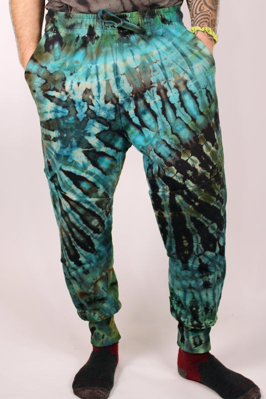 XL - "Raw Turquoise" Joggers