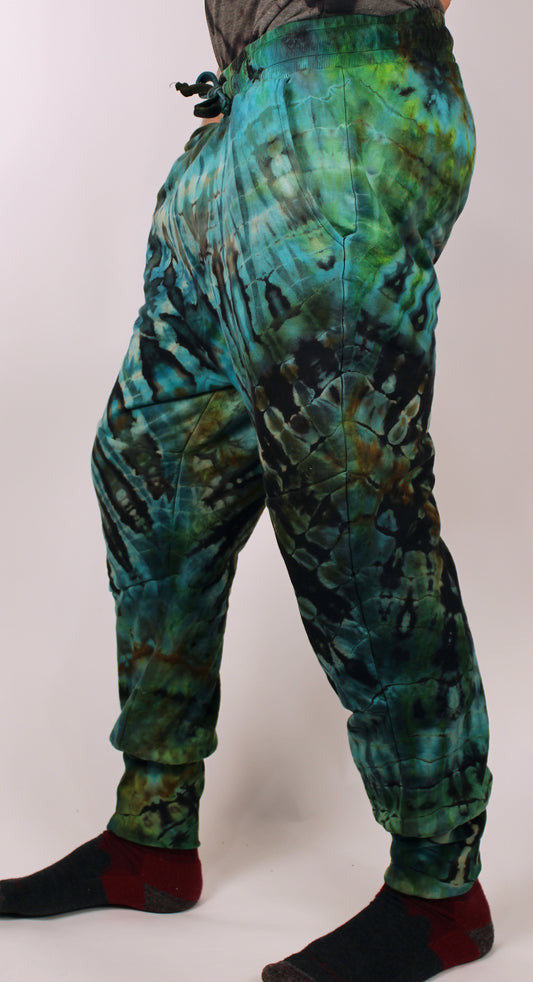 XL - "Raw Turquoise" Joggers