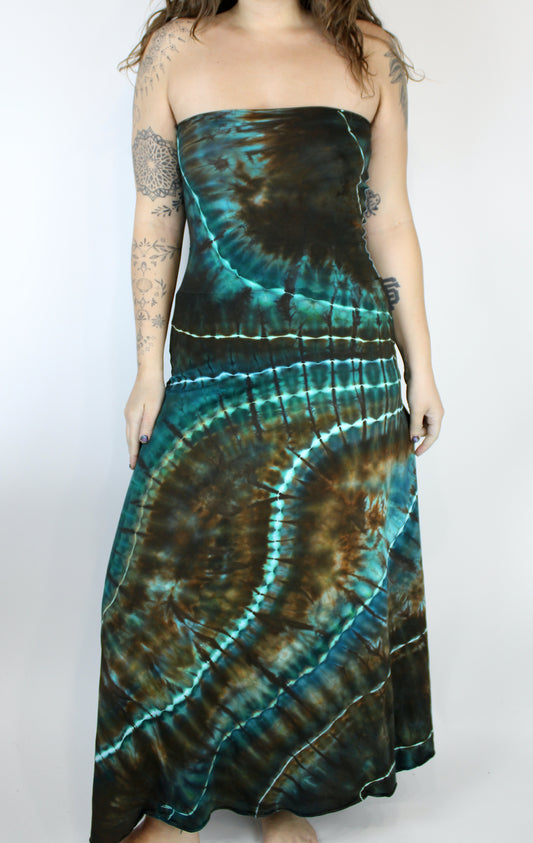 "Gemstone Waves" Maxi Skirt/Dress