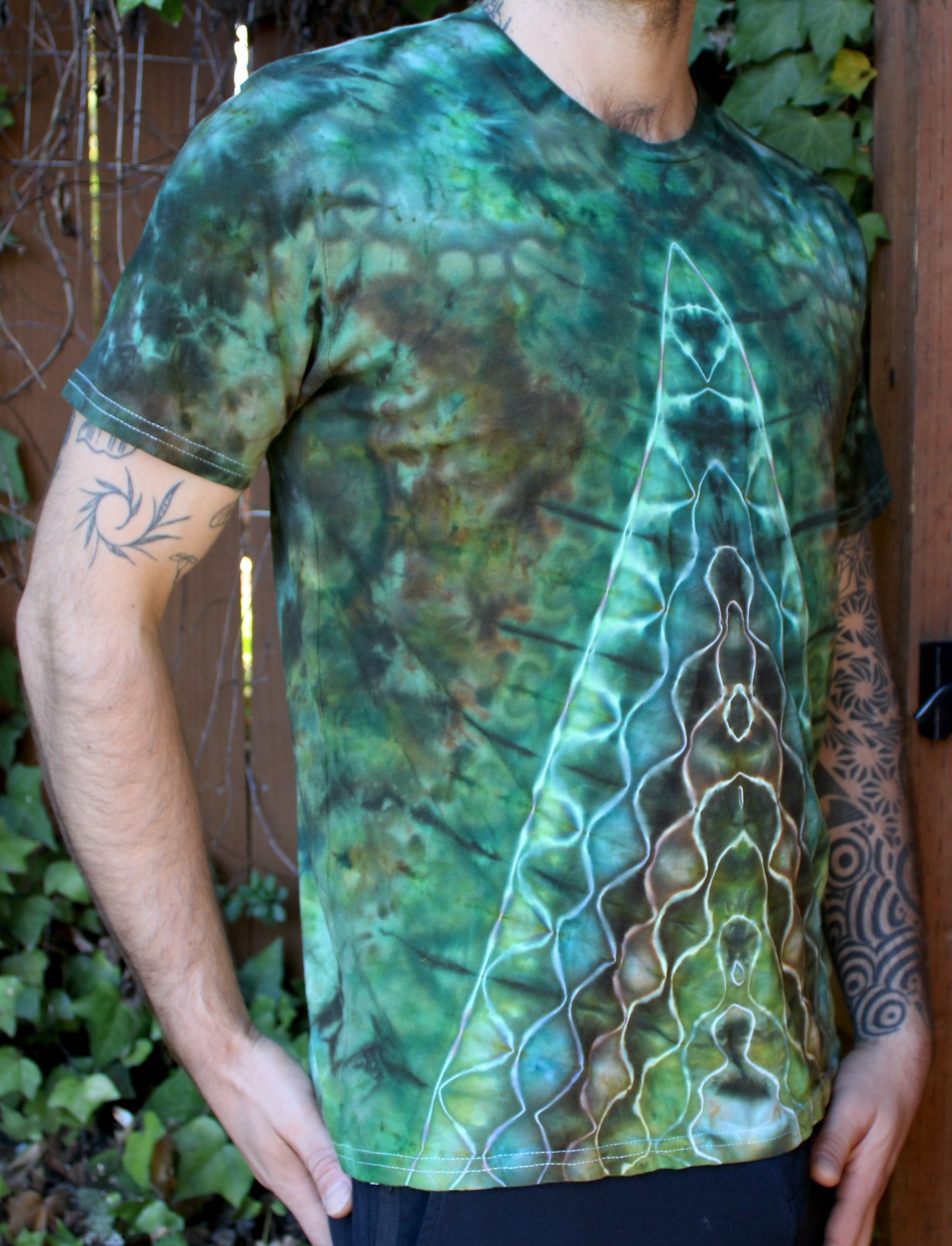 S - "Earth Wave" Linen Pants