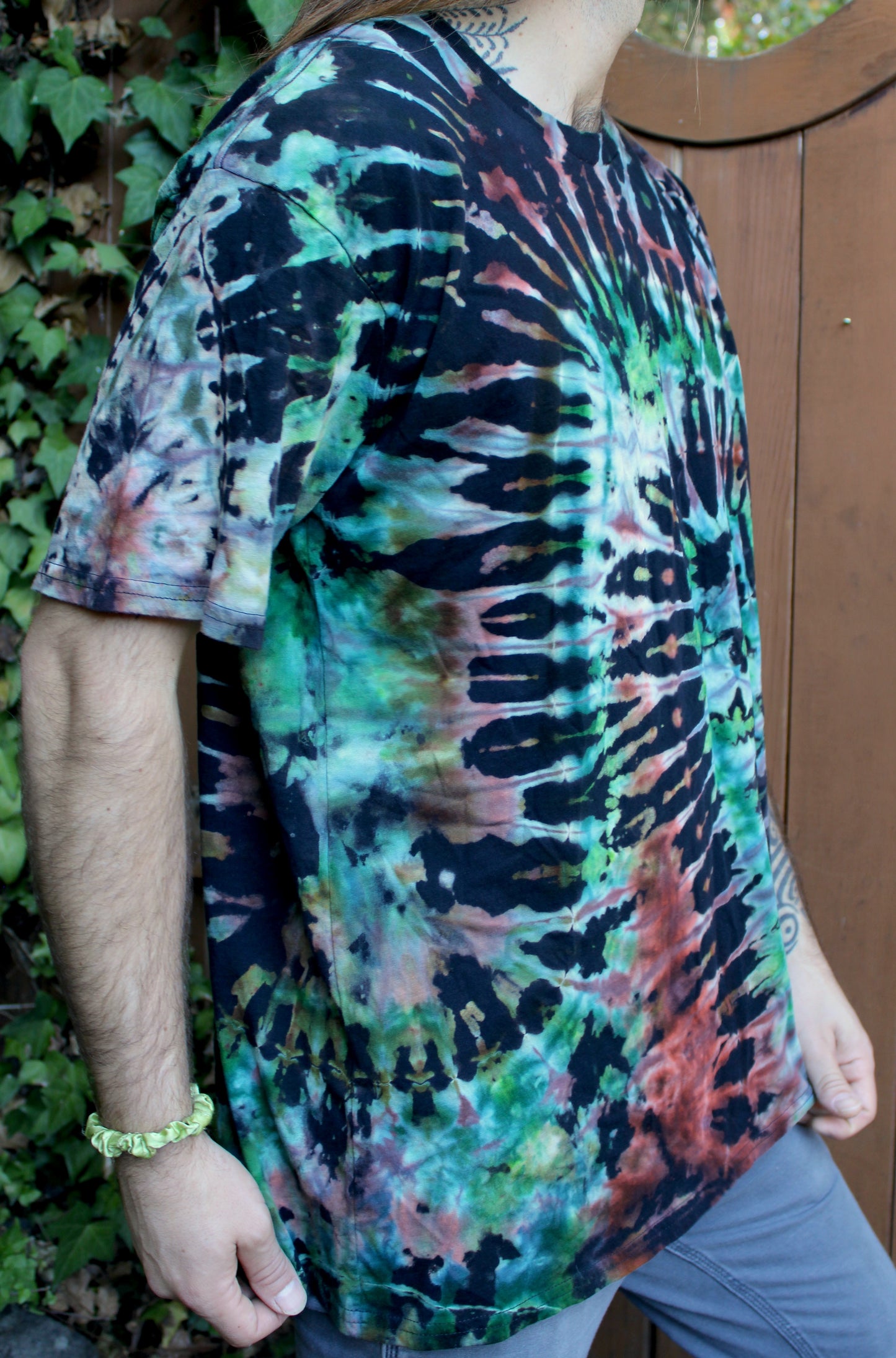 XL - "Woven Earth" Maxi Dress