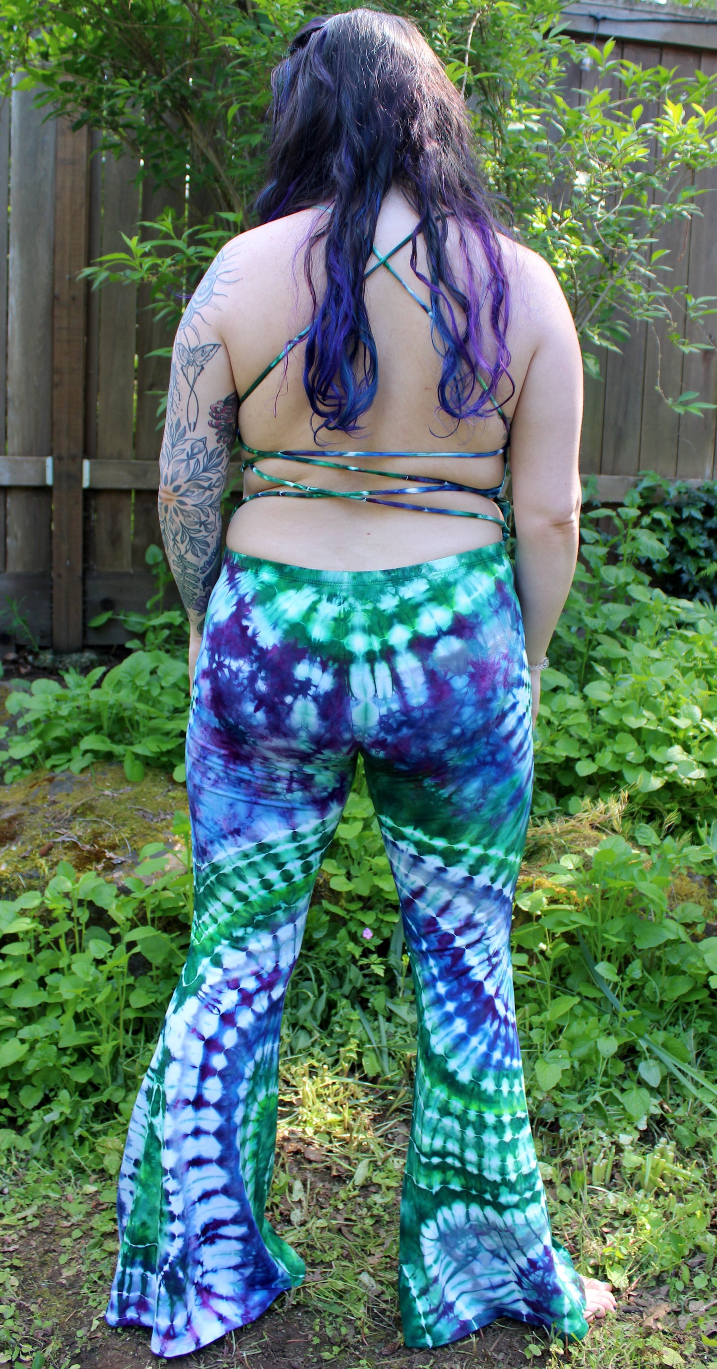 M/L - "Crystalized River" Engineer Onesie