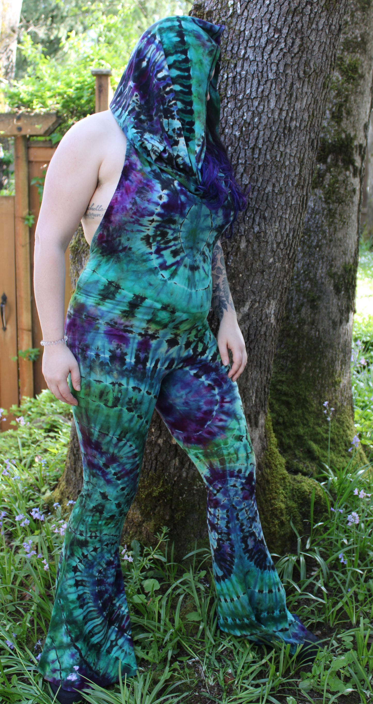 L - "Interstellar Supernova" Reverse Dye Firebird Onesie