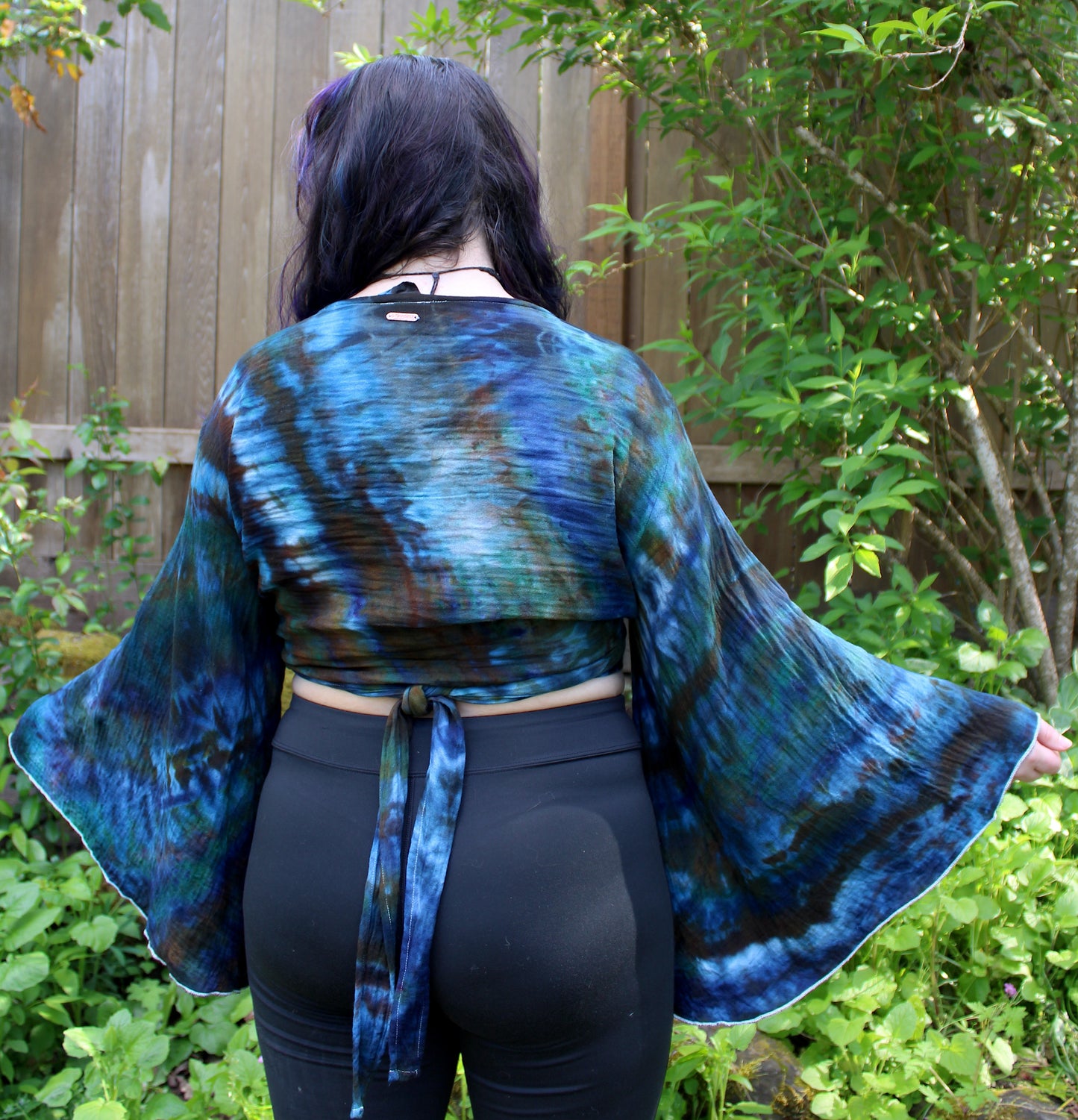 "Deep Sea Mermaid Queen" - Wrap Top