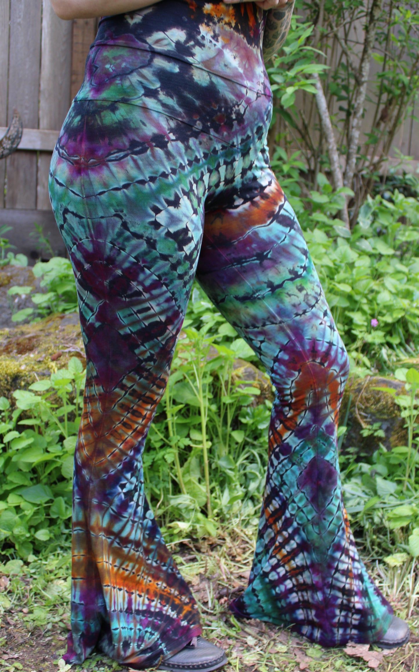 S - "Space Rainbow" Reverse Dye Firebird Onesie