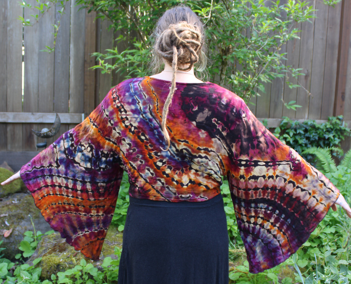 "Serene Sunset" - Plus Wrap Top