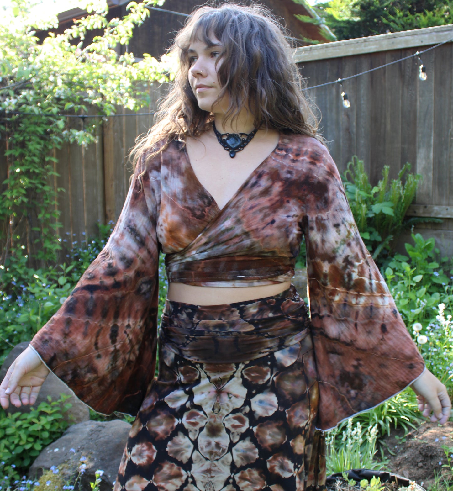 "Madrone Magic" - Plus Wrap Top