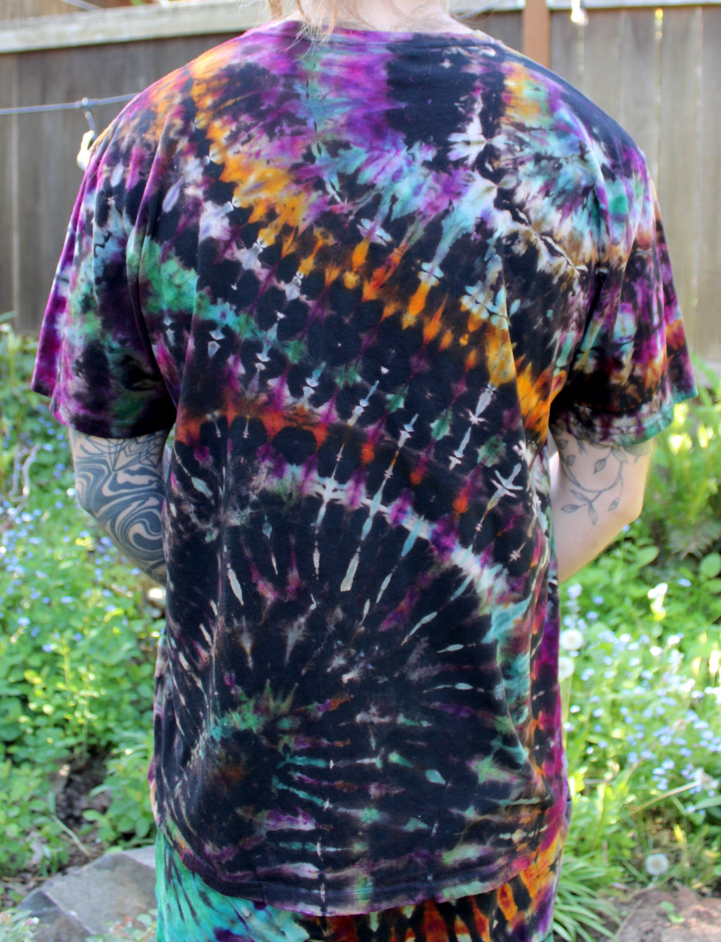 XL - "Space Fiesta” Reverse Dyed Tee Shirt