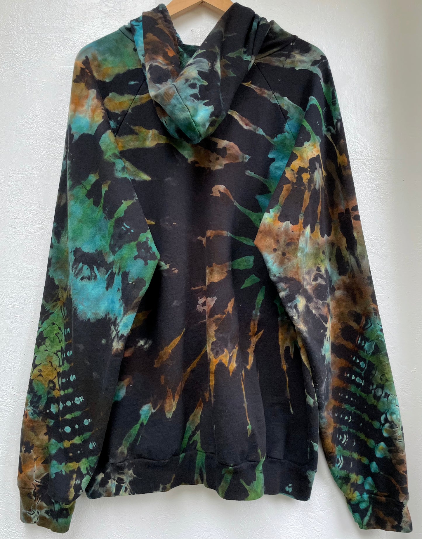 2XL - "Splintered Earth" Reverse Dye Zip Up