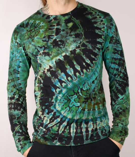 M - “Tidal Wave” Reverse Dye Long Sleeve Shirt