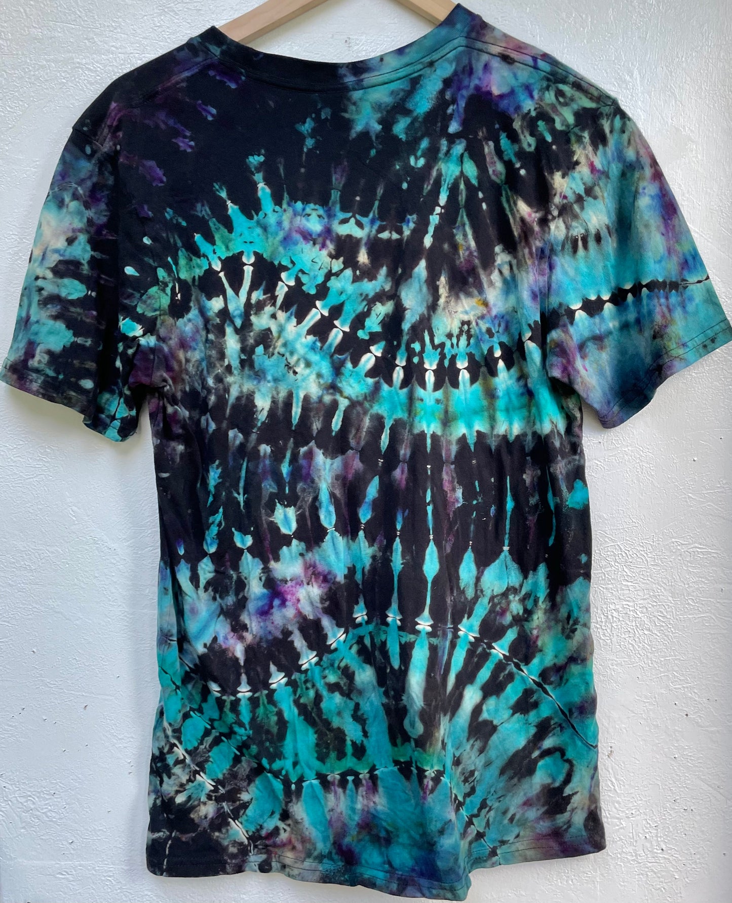 M - "Turquoise Galaxy” Reverse Dyed Tee Shirt