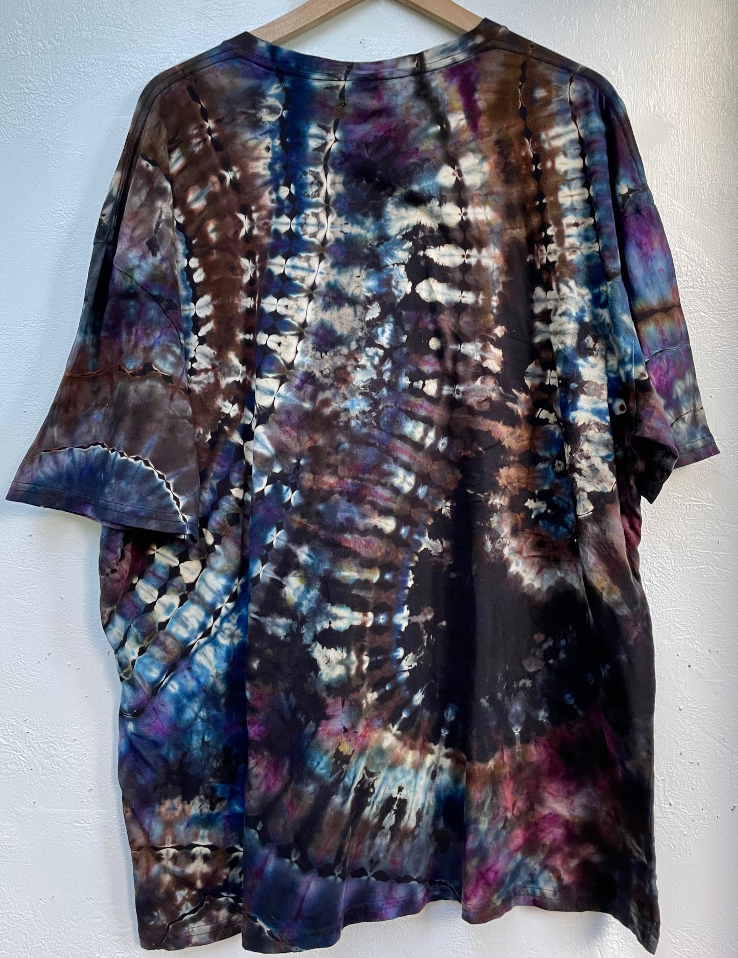 3XL - "Prismatic Portal ” Reverse Dyed Tee Shirt