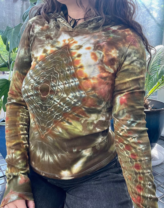 L - "Lost Woods" Hooded Long Sleeve