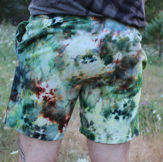 S - "Mossy Lands" Gym Shorts