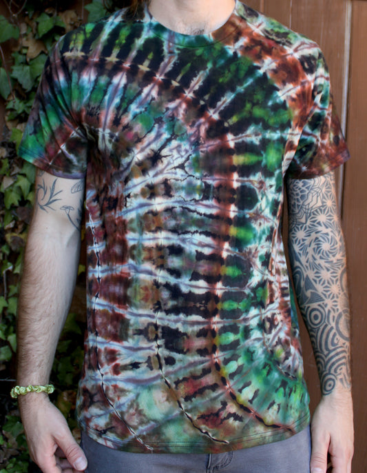 L - “Woodland Path” Reverse Dyed Tee Shirt