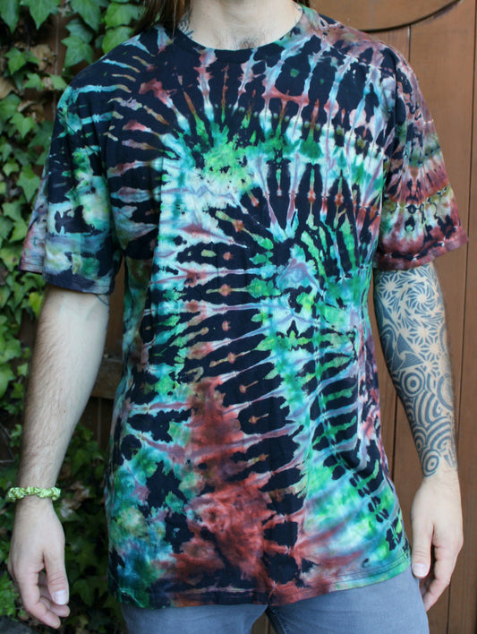 2XL - “Moss Boss” Reverse Dyed Tee Shirt