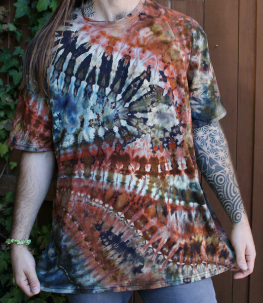 3XL - “Organic Rust” Reverse Dyed Tee Shirt