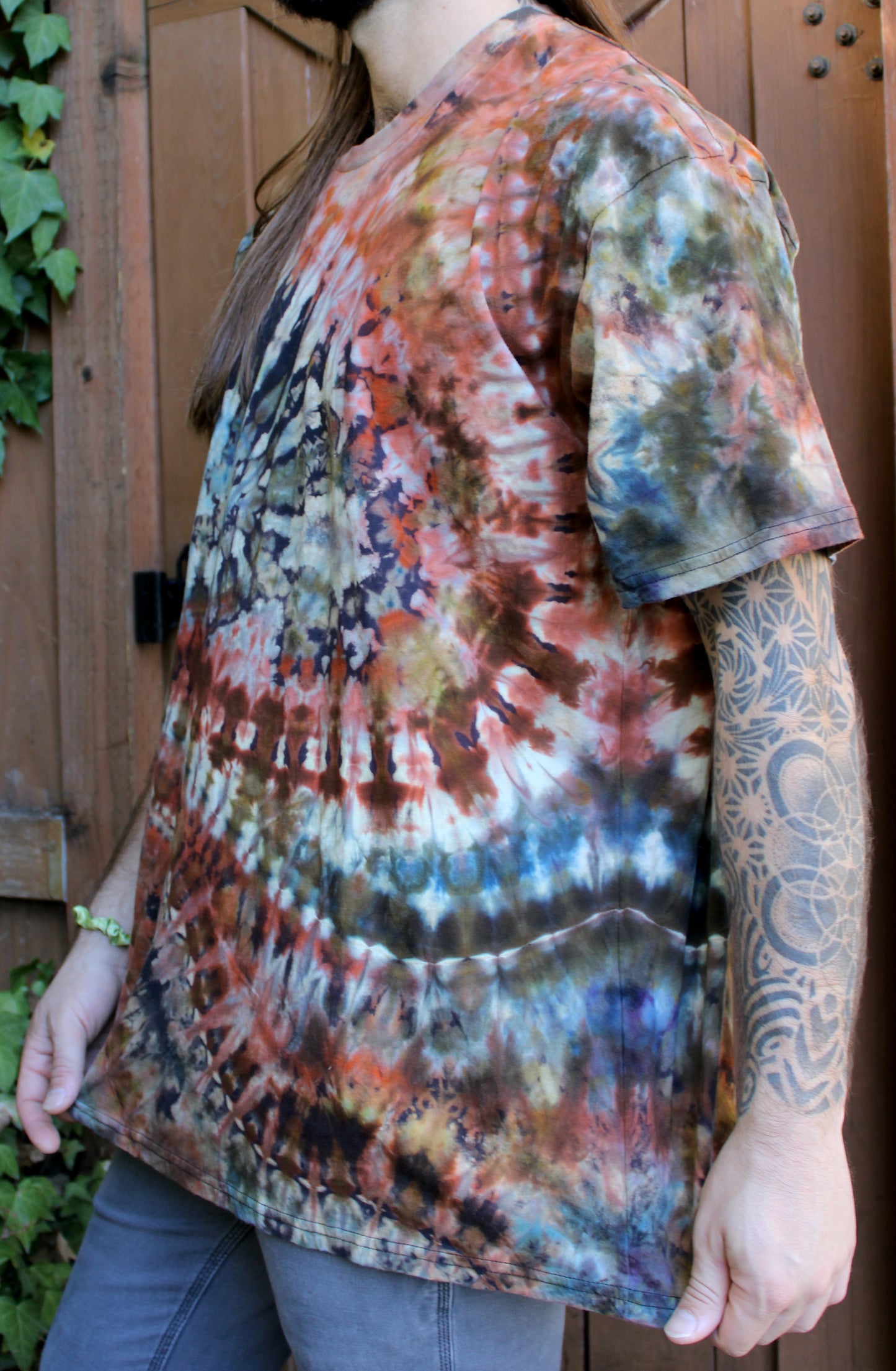 3XL - “Organic Rust” Reverse Dyed Tee Shirt