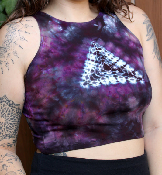 L - "Psychic Prism" Crop Tank