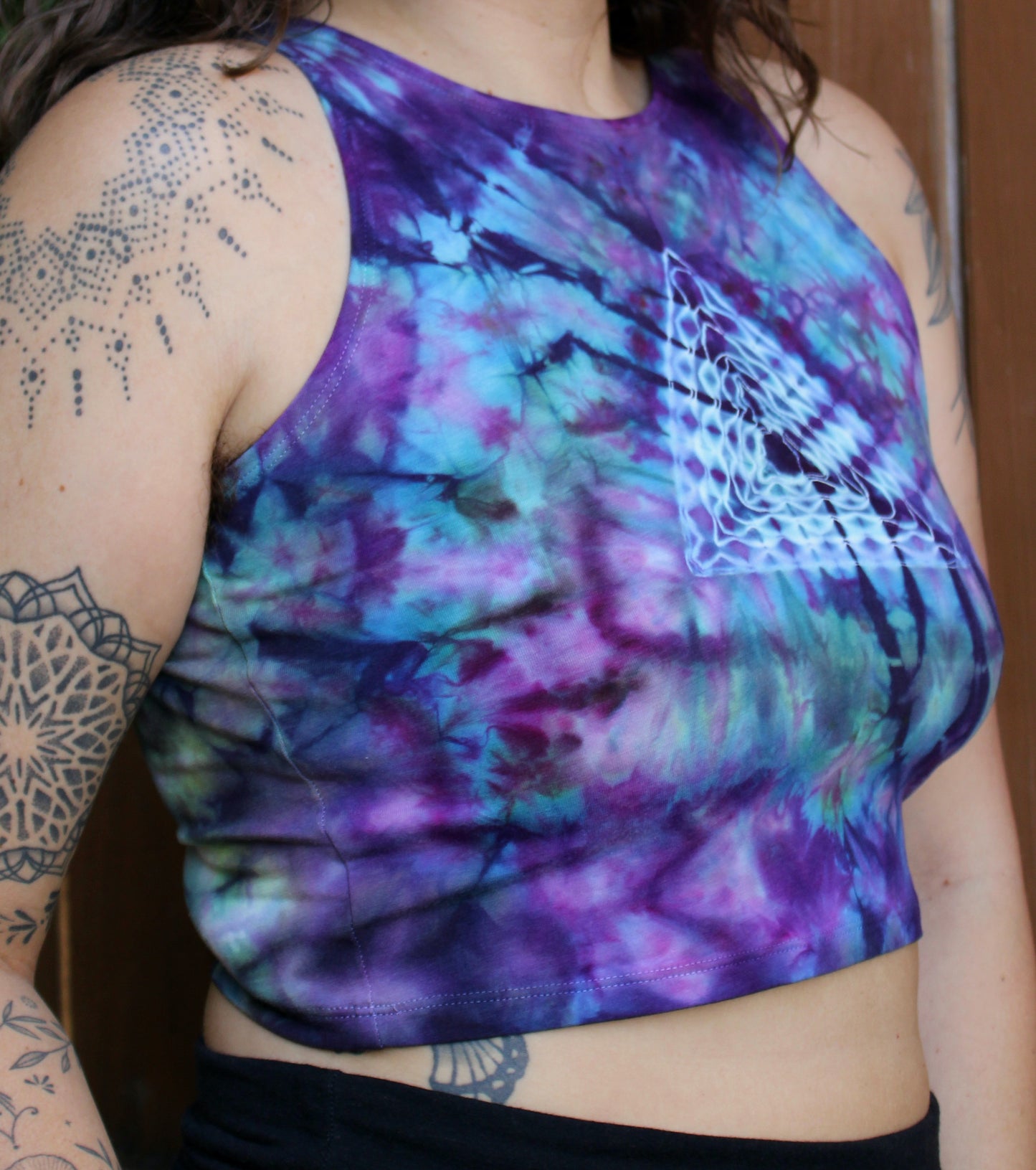 XL - "Lucy in the Sky with Diamonds" Crop Tank