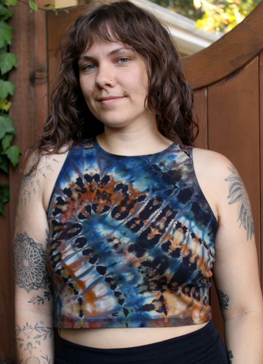 2XL - "Harvest" Reverse Dyed Crop Tank