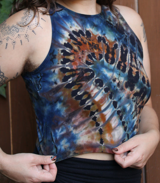 2XL - "Harvest" Reverse Dyed Crop Tank