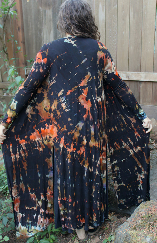 S - "All Hallow's Eve" Reverse Dye Duster