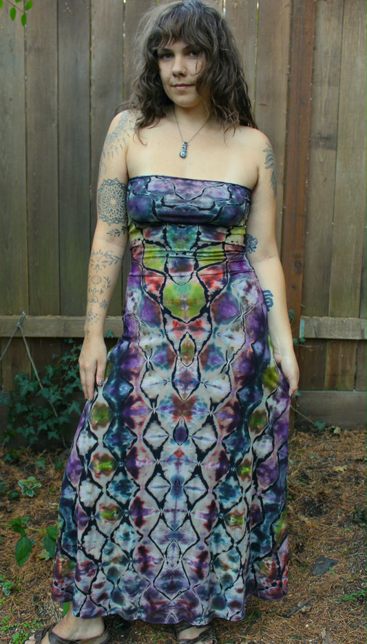 "Twilight Hour" - Reverse Dyed Maxi Skirt/Dress