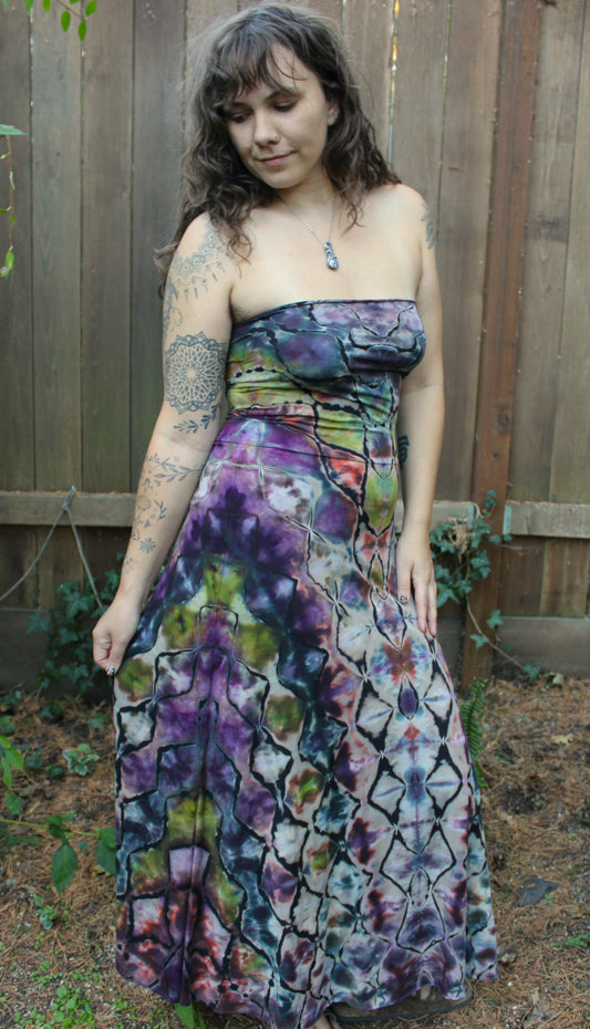 "Twilight Hour" - Reverse Dyed Maxi Skirt/Dress