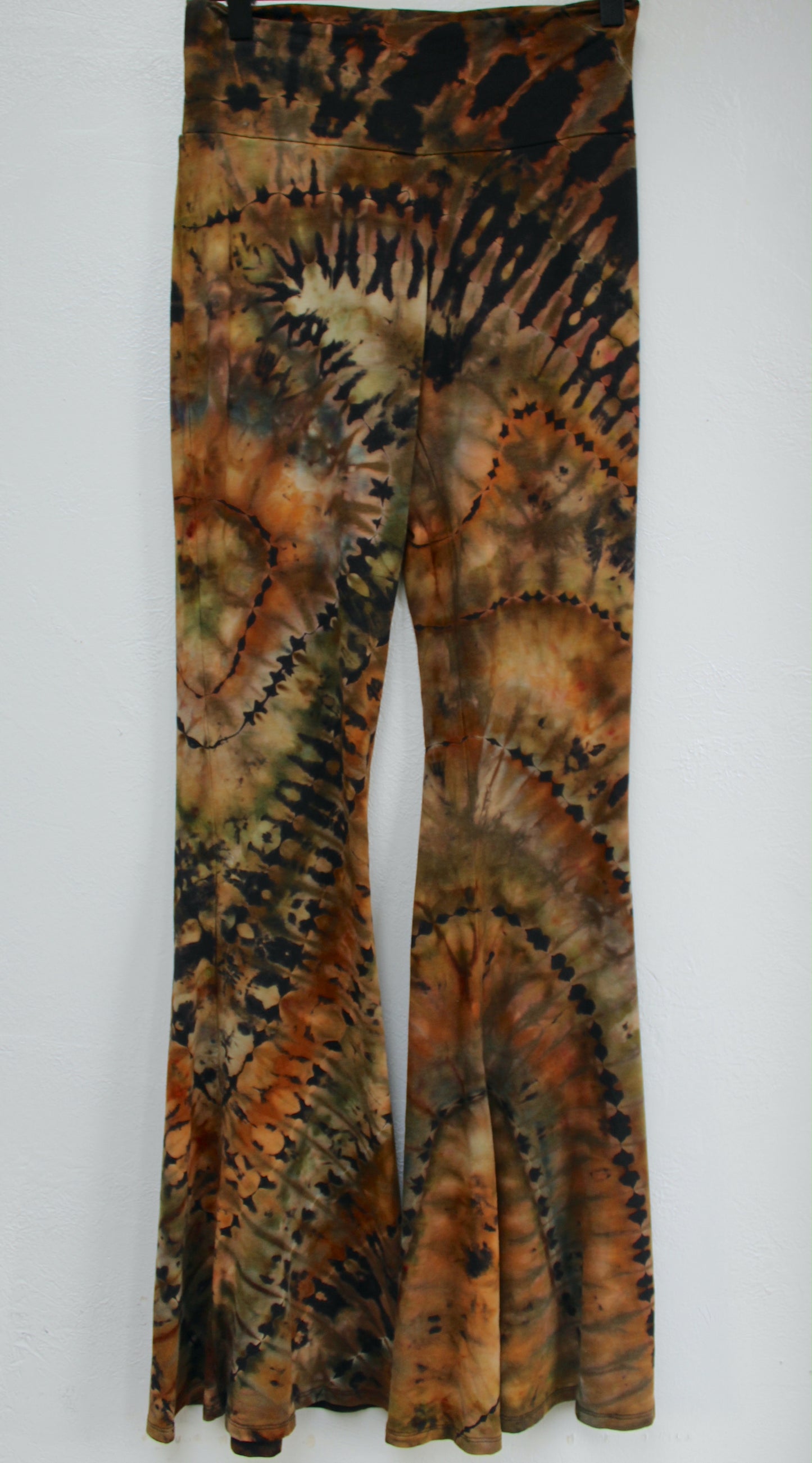 S - "Desert Dweller" Reverse Dyed Slim Bell Bottoms