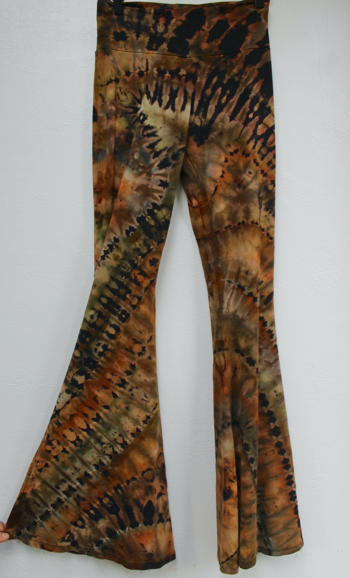 S - "Desert Dweller" Reverse Dyed Slim Bell Bottoms