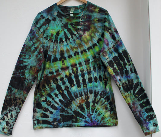 L - “Hypnotized” Reverse Dye Long Sleeve Shirt