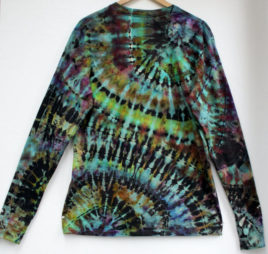 L - “Hypnotized” Reverse Dye Long Sleeve Shirt