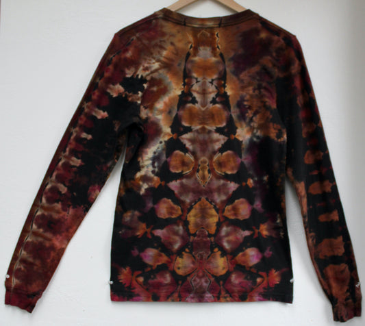 S - “Throne of Magma” Reverse Dye Long Sleeve Shirt