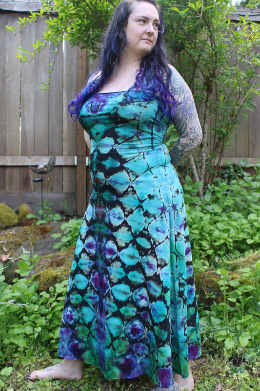 "Purple Rain" - Reverse Dyed Maxi Skirt/Dress