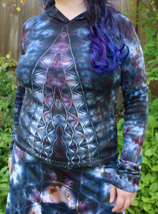 XL - "Psychic Teleportation" Hooded Long Sleeve