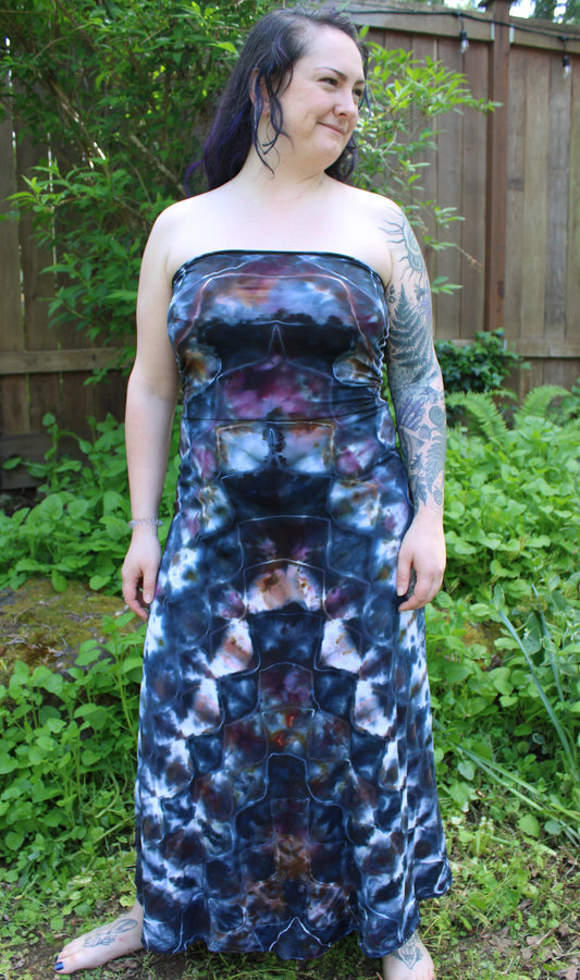 "Raven's Feather" - Maxi Skirt/Dress