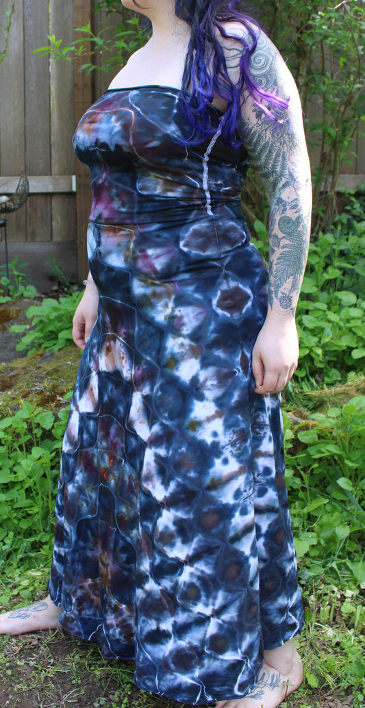 "Raven's Feather" - Maxi Skirt/Dress