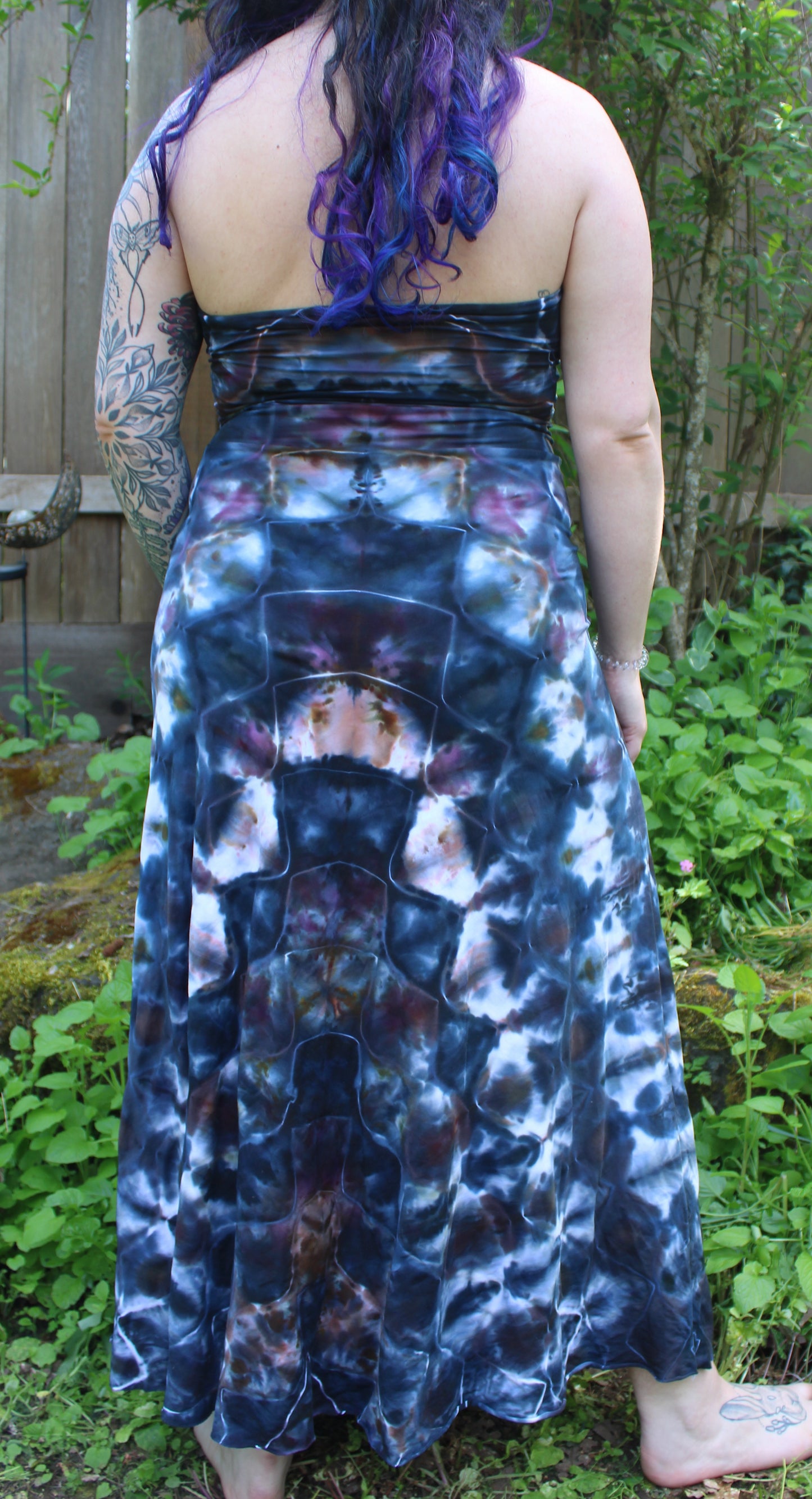 "Raven's Feather" - Maxi Skirt/Dress