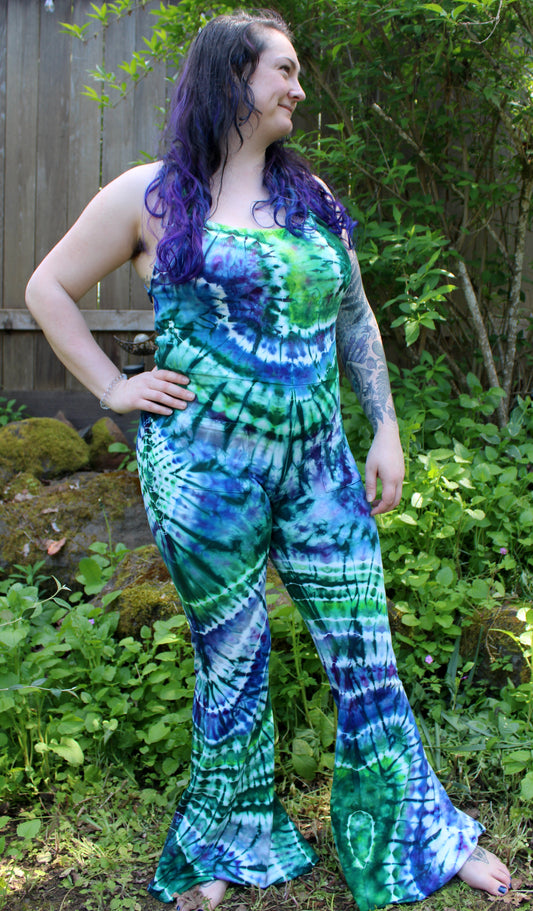 M/L - "Crystalized River" Engineer Onesie