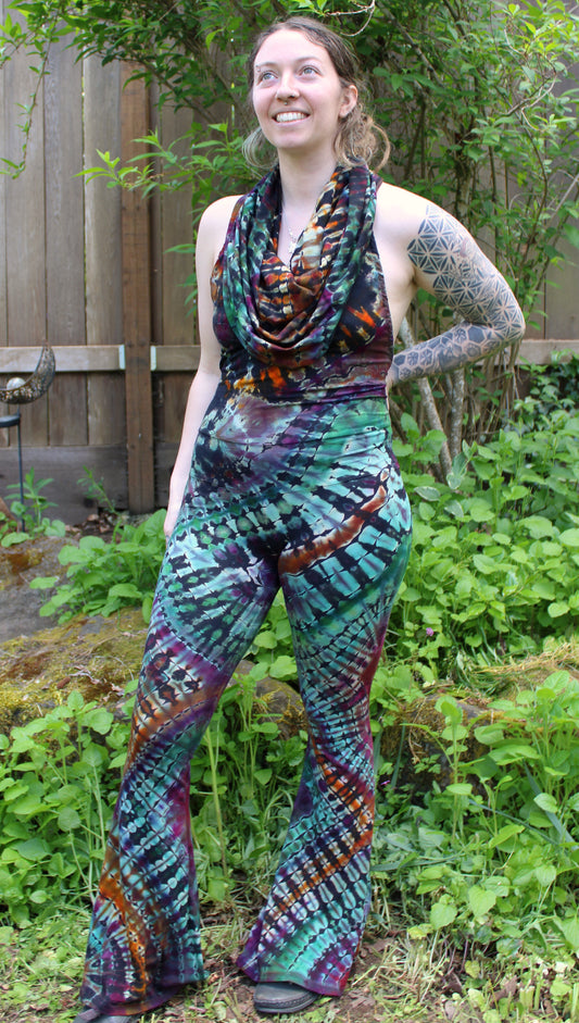 S - "Space Rainbow" Reverse Dye Firebird Onesie