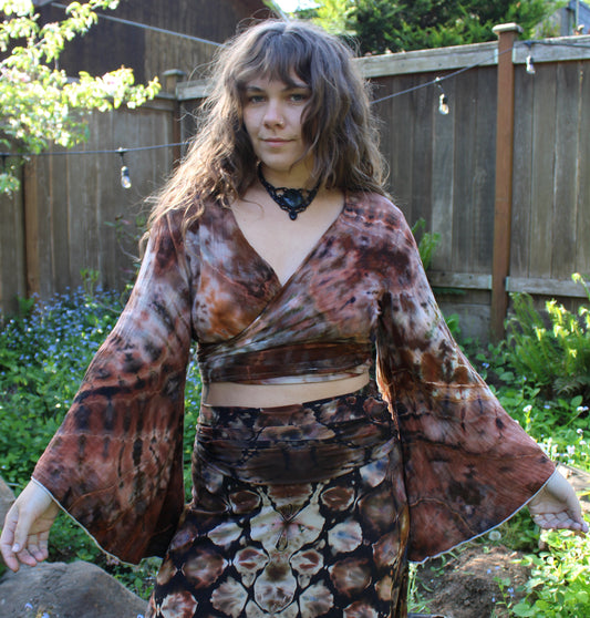 "Madrone Magic" - Plus Wrap Top
