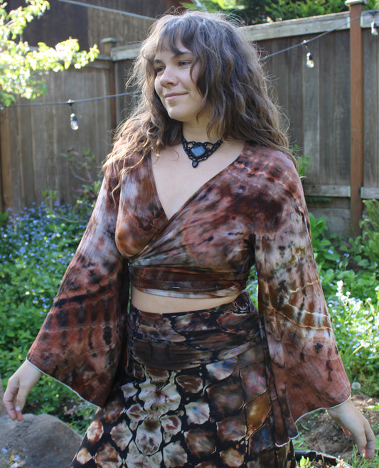 "Madrone Magic" - Plus Wrap Top