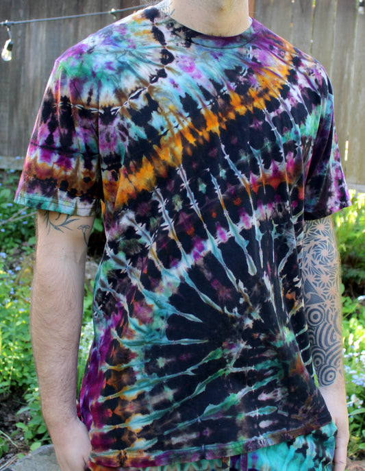 XL - "Space Fiesta” Reverse Dyed Tee Shirt