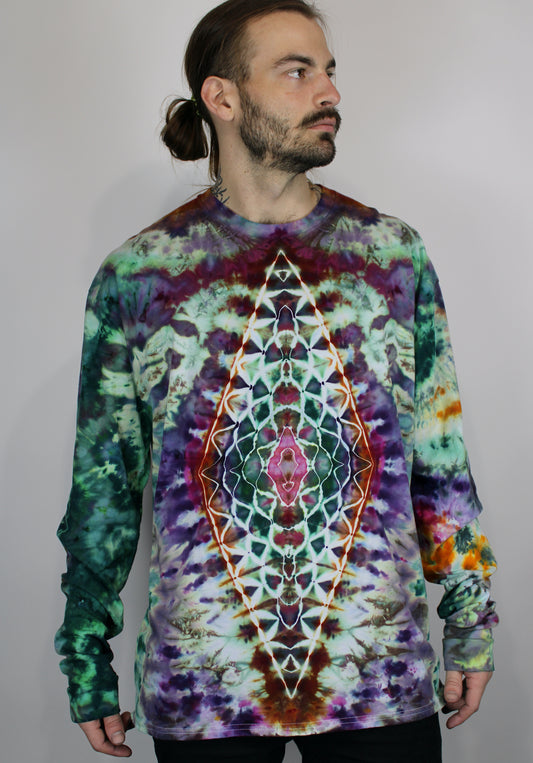 3XL - “Prism of Refraction” Long Sleeve Shirt