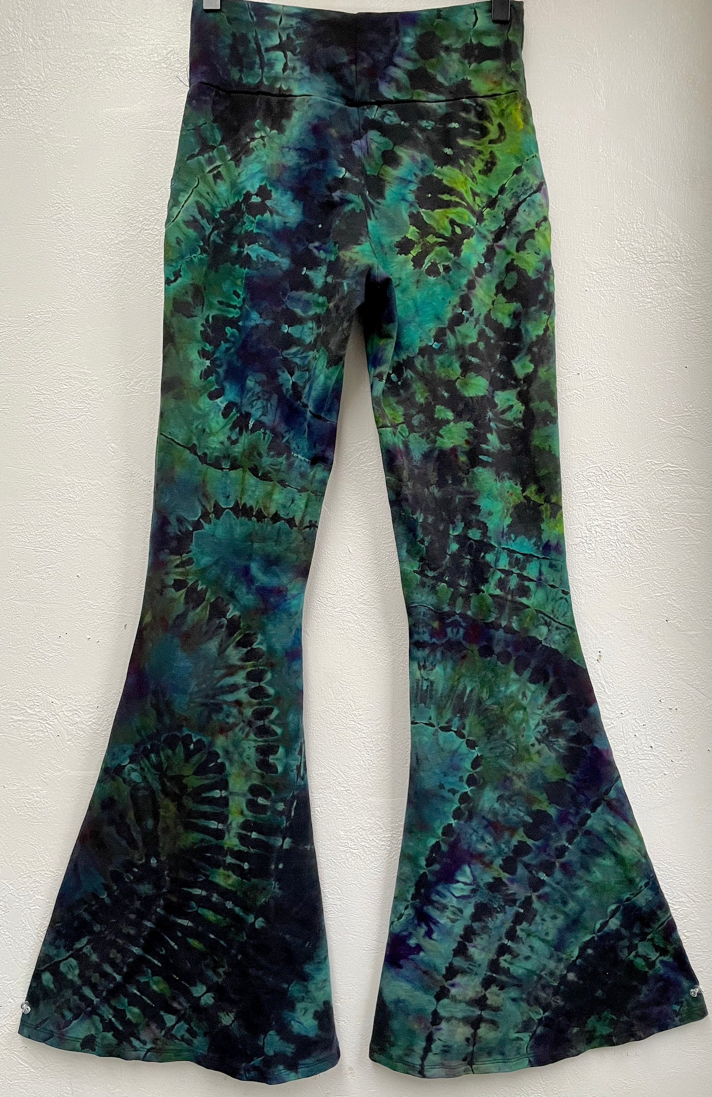 M - "Baja Blast" Reverse Dyed Slim Bell Bottoms